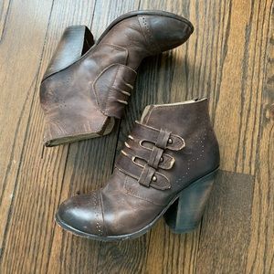 Freebies leather booties